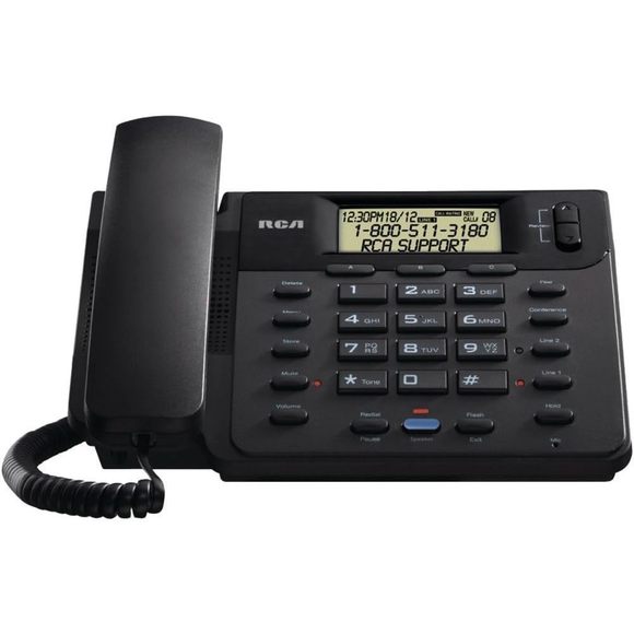 RCA 25201RE1 1-Handset 2-Line Landline Telephone - Picture 1 of 1